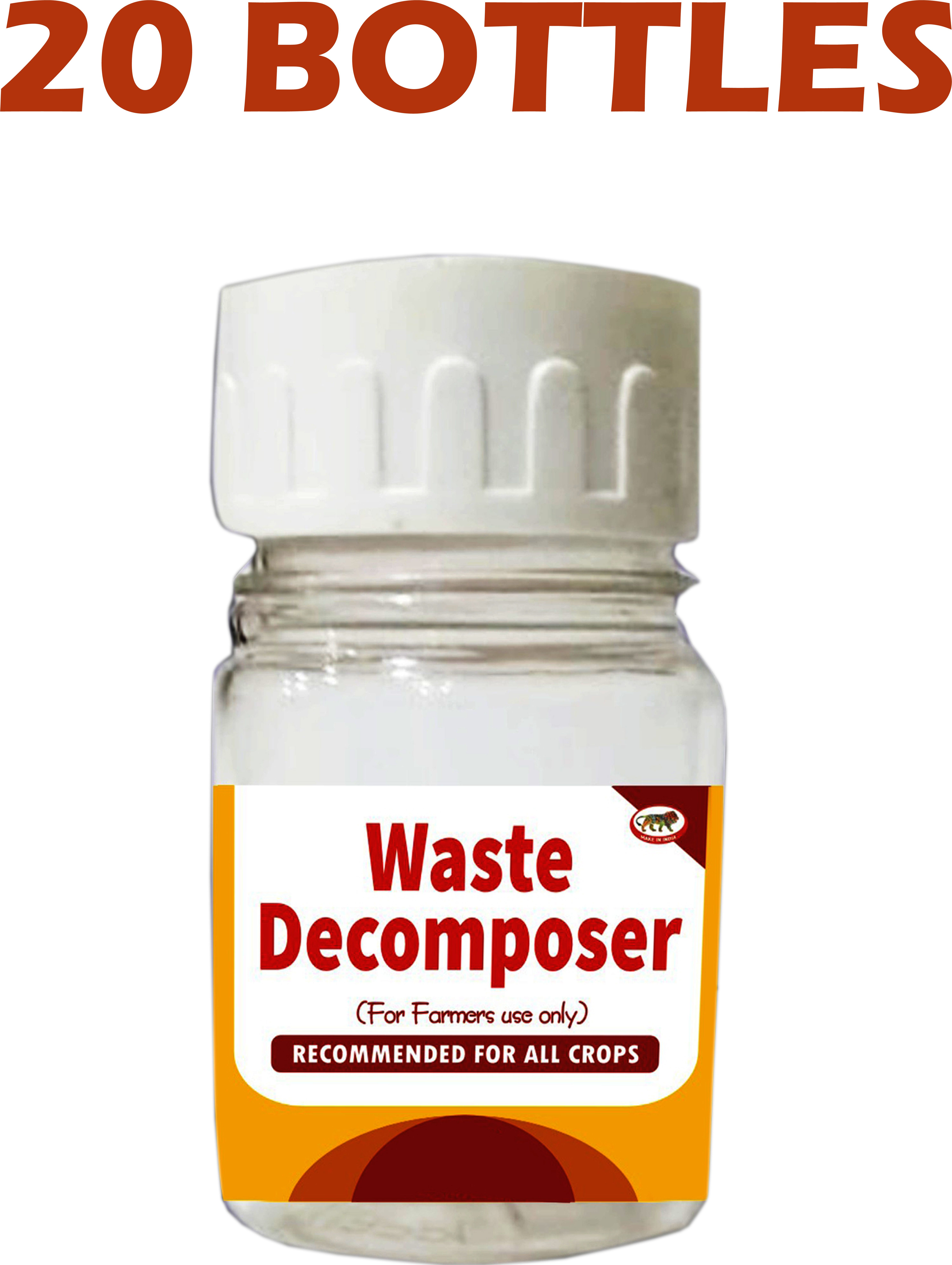 Waste Decomposer 20 Bottles | WDC Organic Bio Waste for Agriculture, Gardening Potting Mixture-image-12