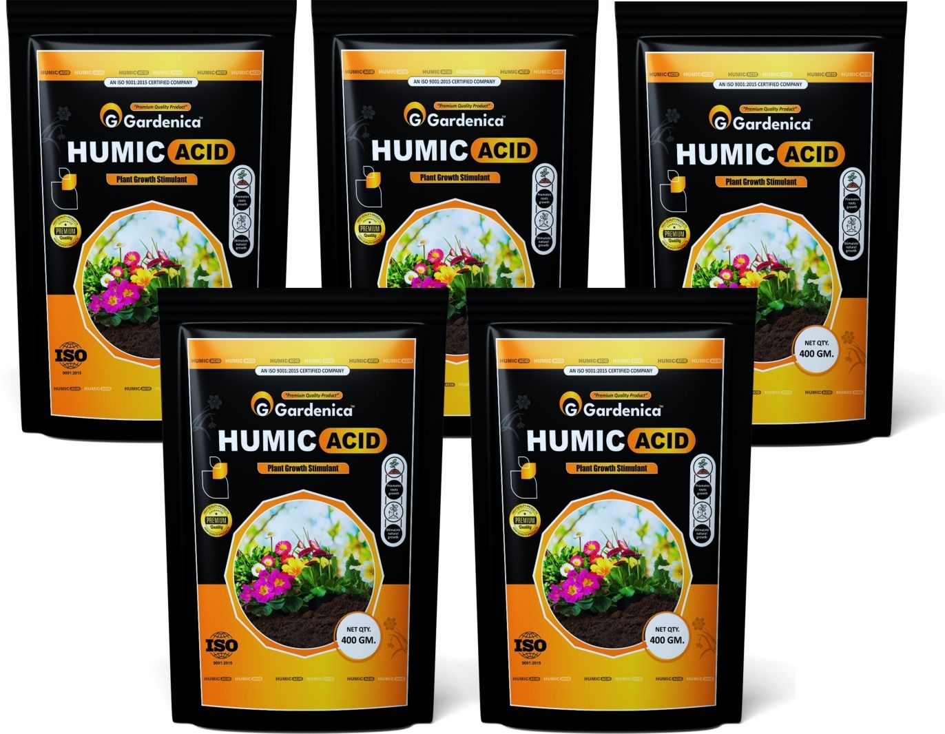 Humic Acid For Plant Growth Enhancer and improves Plant Root System (Pack of 5) Manure-image-7