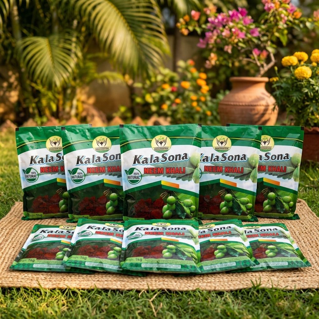 Kala Sona Neem Khali (Pack of 10) Fertilizer, Manure, Pesticide, Soil-image-3