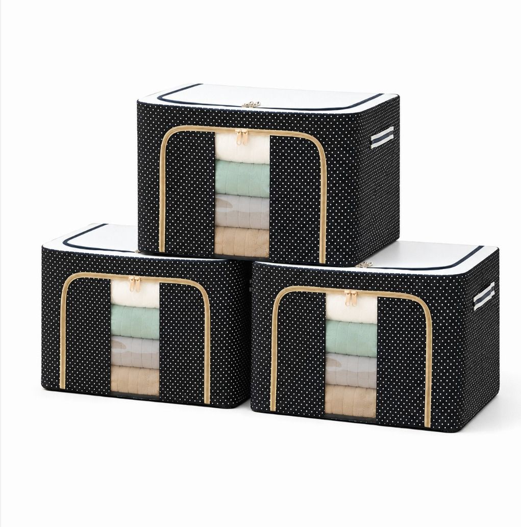 VRTREND 66Ltr ClothFold Storage Bin Set Collector Poly-canvas Laundry Bag-image-28