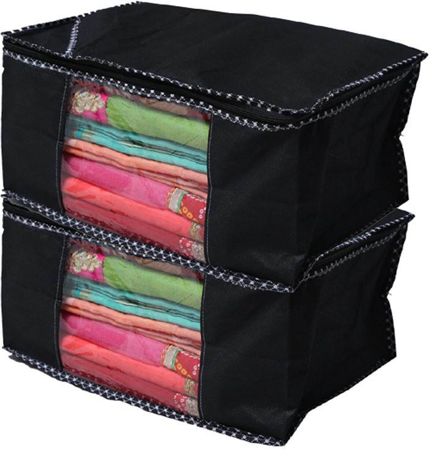 Angelkrafts Clothes soiled with Transparent Window & Zipper Closure | PC of 2 Linen Laundry Bag-image-37