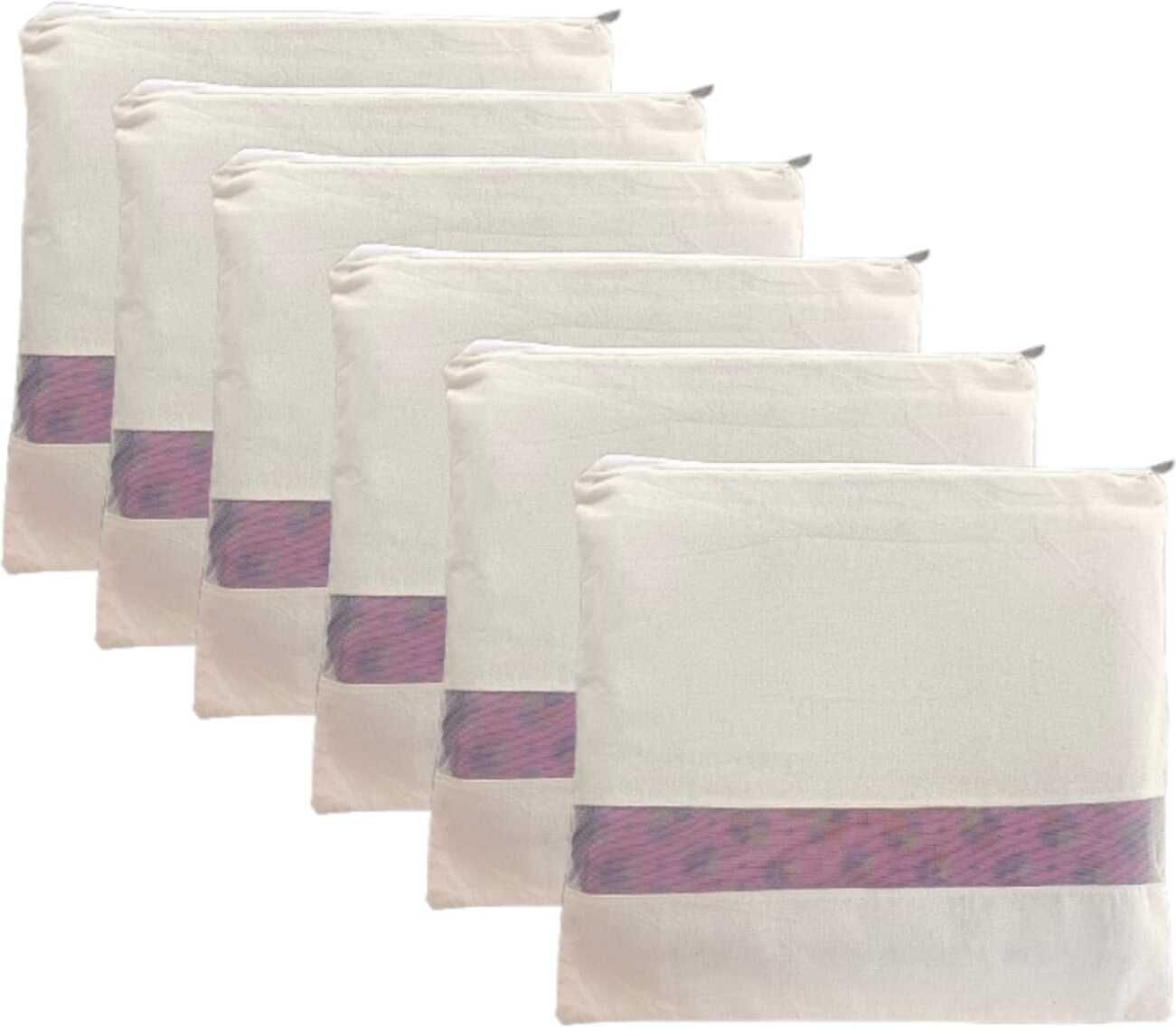 Laxia Clothes Cover Cotton Pck of 6 Cotton Laundry Bag-image-42