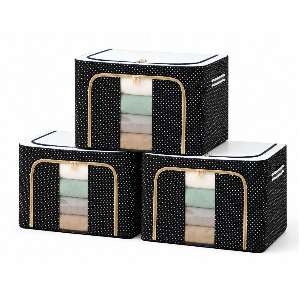 VRTREND 66Ltr ClothFold Storage Bin_VR13 Poly-canvas Laundry Bag-image-2