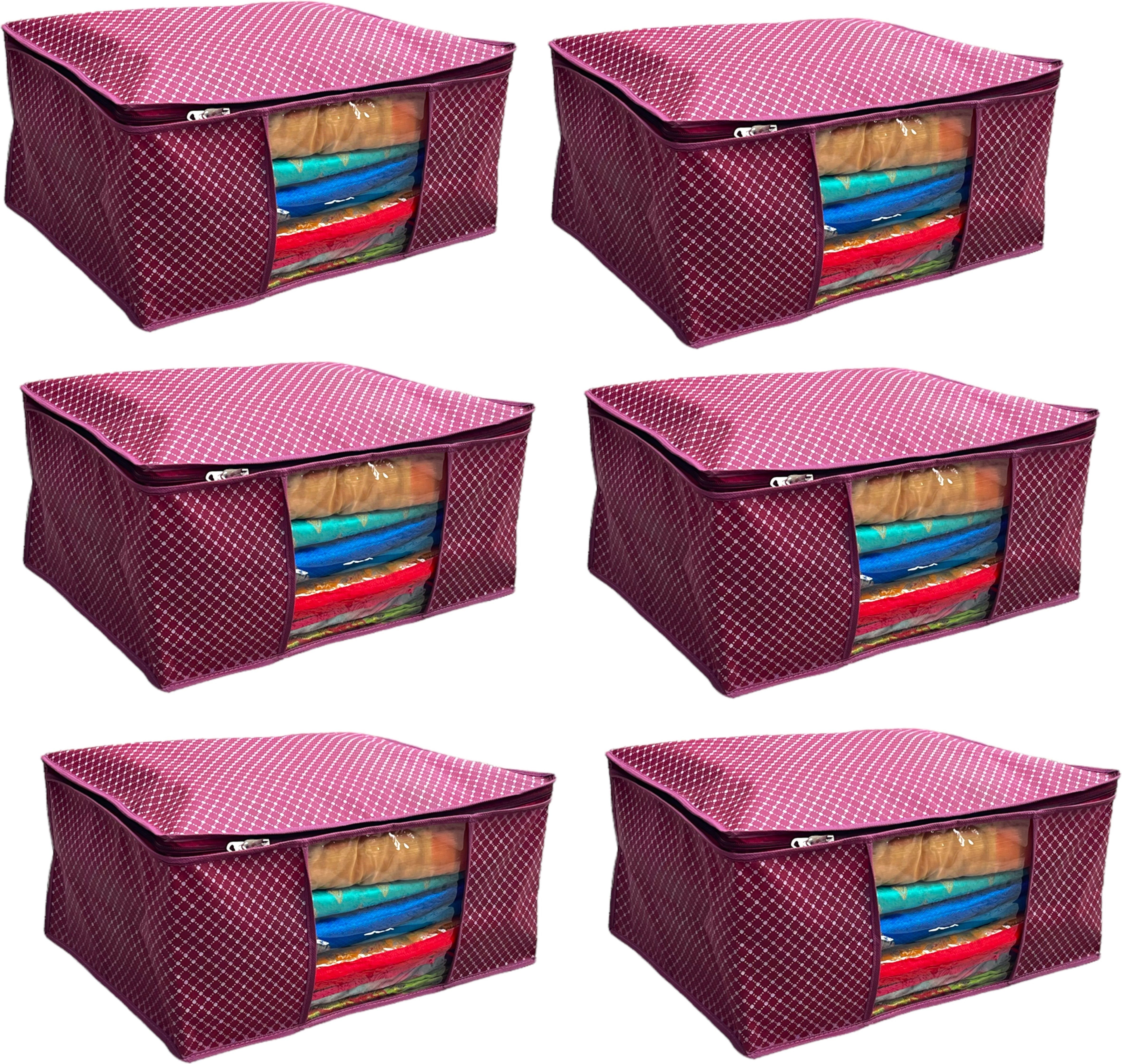 Kapish Enterprise MB pack of 6 Polyester Laundry Bag-image-1