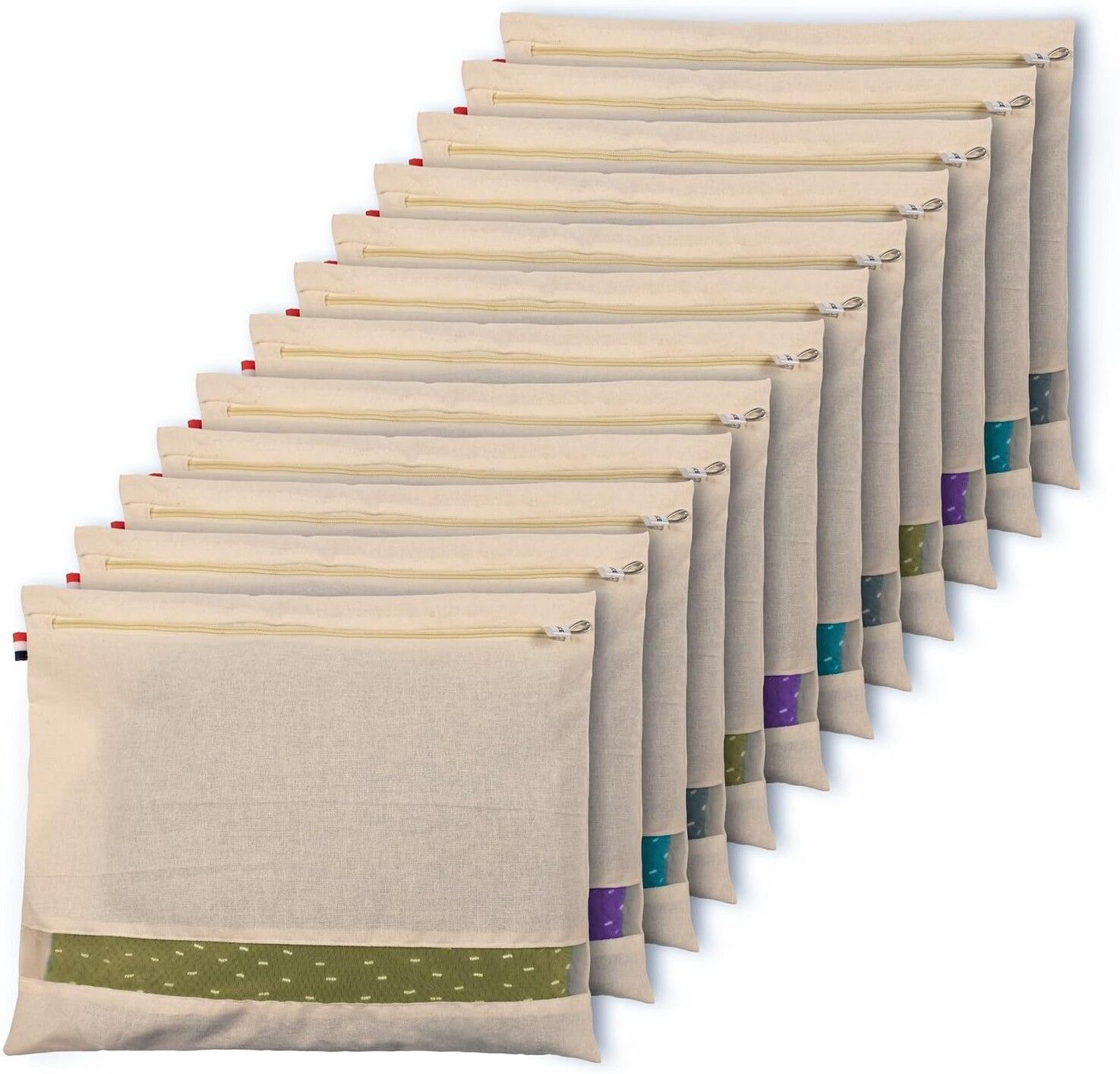 KCK Internaational Saree Storage Organizer Bag Cotton Laundry Bag-image-41