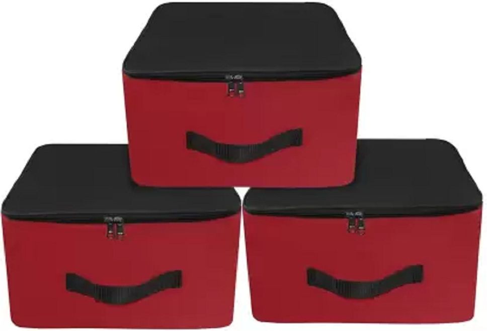 Minso 3 Pack Nylon Underbed Moisture Proof Wardrobe Organizer Storage Bag Poly-canvas Laundry Bag-image-31