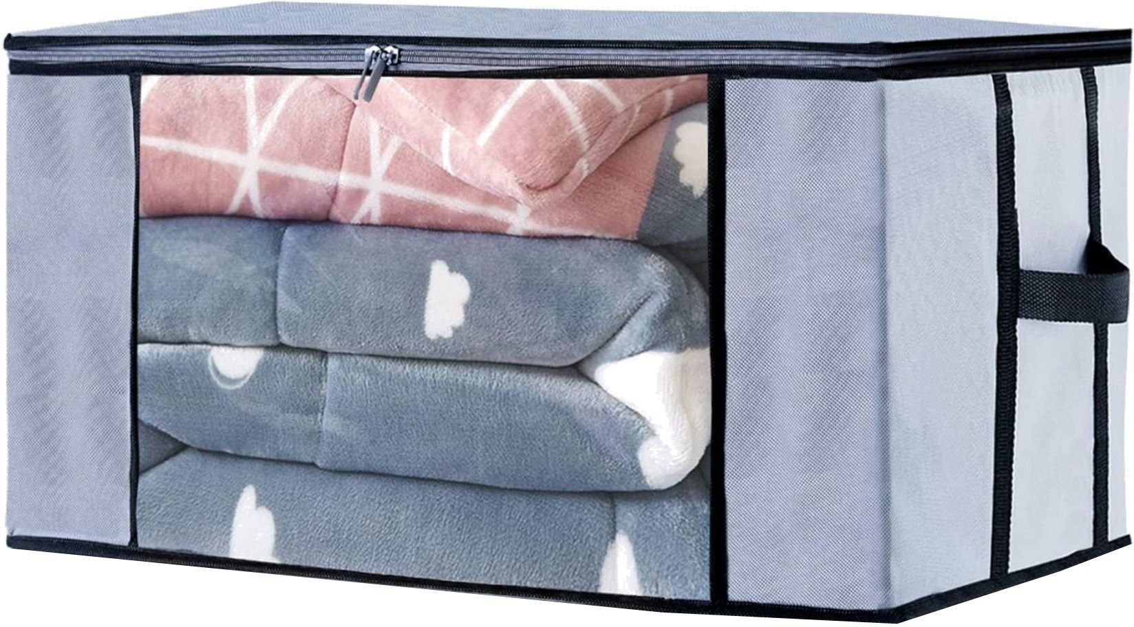 SH NASIMA MANUFACTURER Premium Quality Nylon Wardrobe Bag Underbed Cloth Storage Organizer with Handle Cotton Laundry Bag