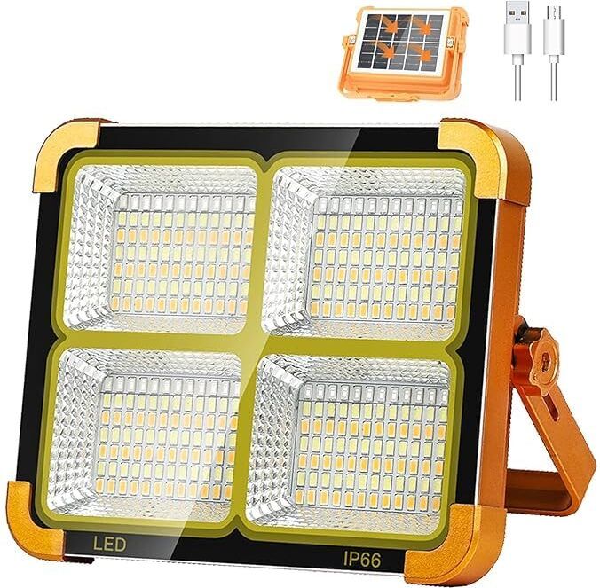 qualiza Solar Light USB Rechargeable Portable , 4 Lighting Modes, Magnetic Base 0 lx Camera LED Light-image-27