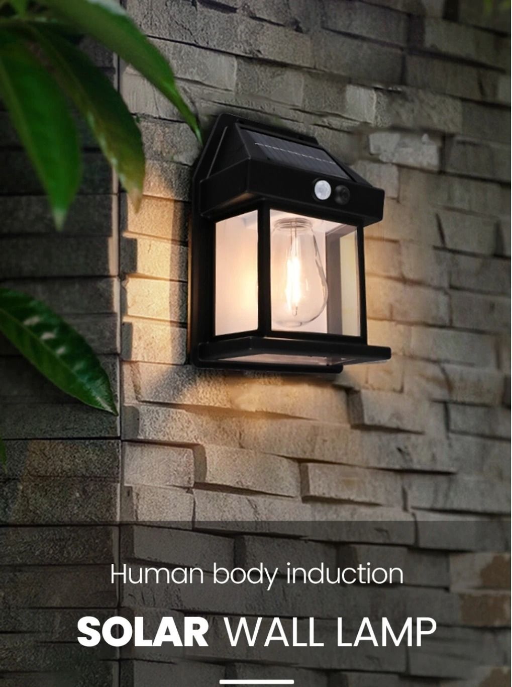 Wall Mounted Solar Light Set | Outdoor Waterproof LED Solar Lamp with Motion Sensor Gate Light Outdoor Lamp-image-44