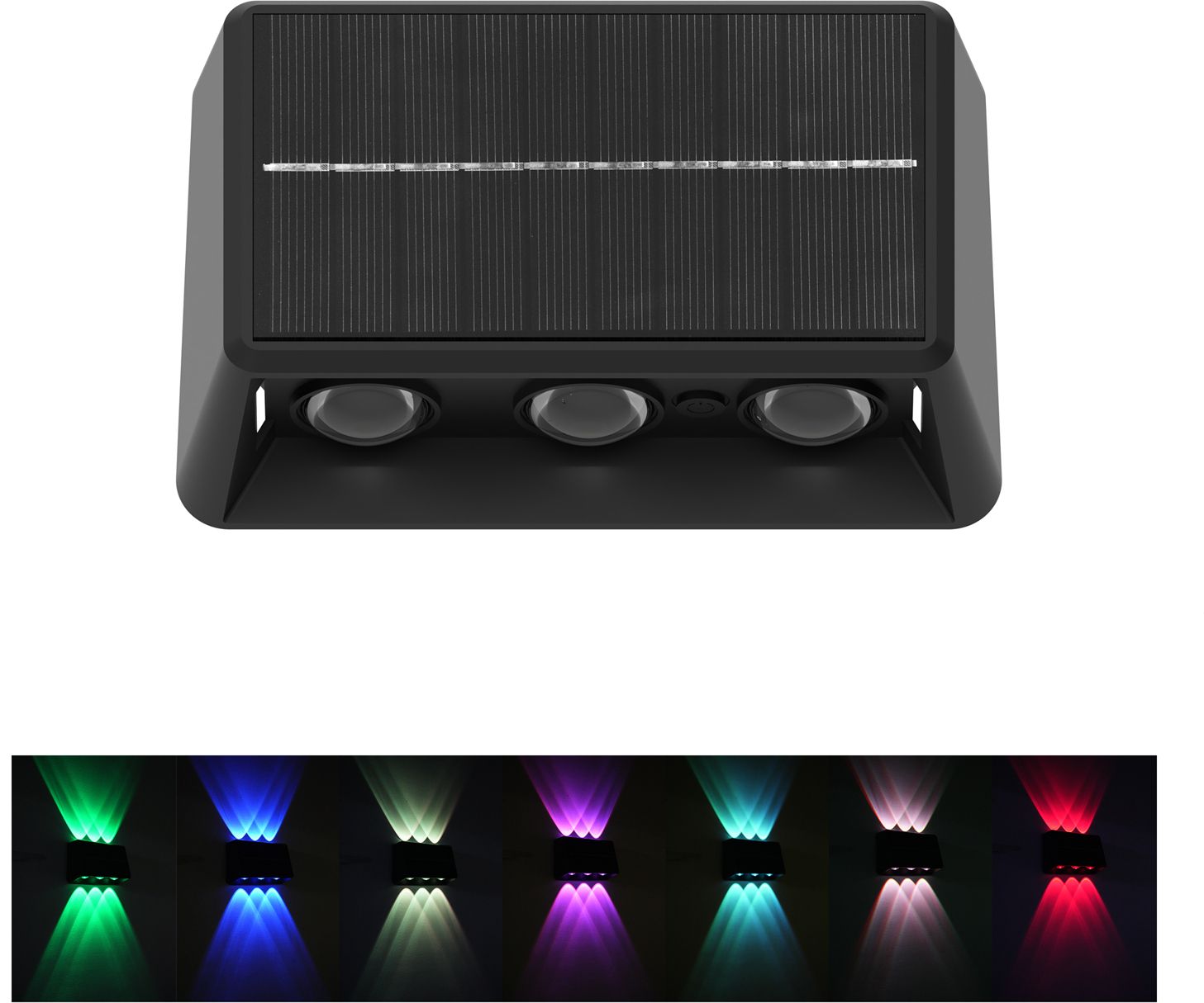 Solar Wall Lights Outdoor Waterproof Light for Home Decoration and Garden Gate Light Outdoor Lamp-image-0
