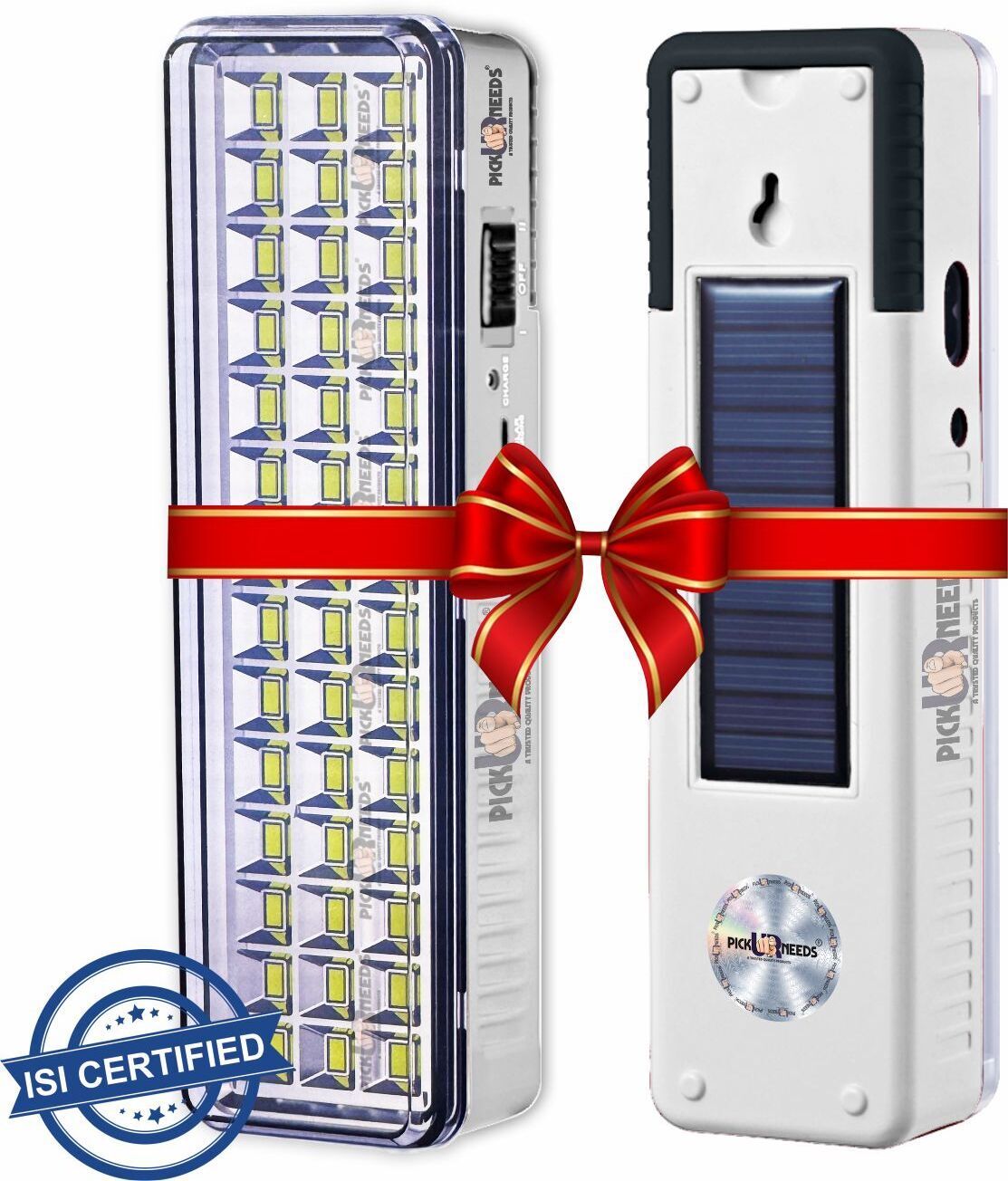 Solar Rechargeable 42 SMD Extra Bright LED With AC / DC / Solar Charging 7 hrs Lantern Emergency Light-image-34