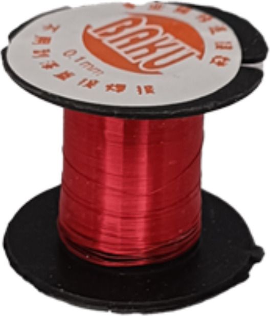 spstools SPS 0.1mm RedMicro JumperWire pack of 10 Pure Copper Insulated length 15M 5 W Simple-picture-15