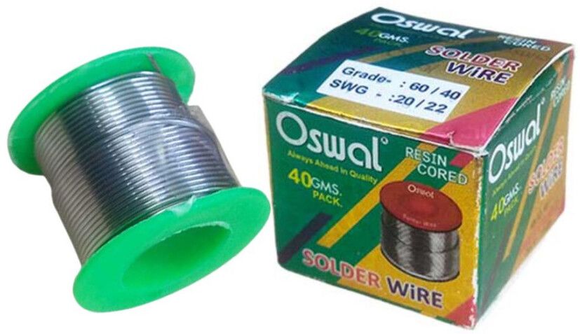 SPS OSWAL SOLDER WIRE ( 60SM / 40PB ) 5 W Simple-image-37
