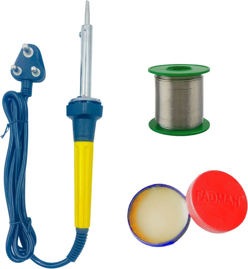 Pack of 3 | Solder Wire | Flux | Solderin Iron 60 W Simple-image-38