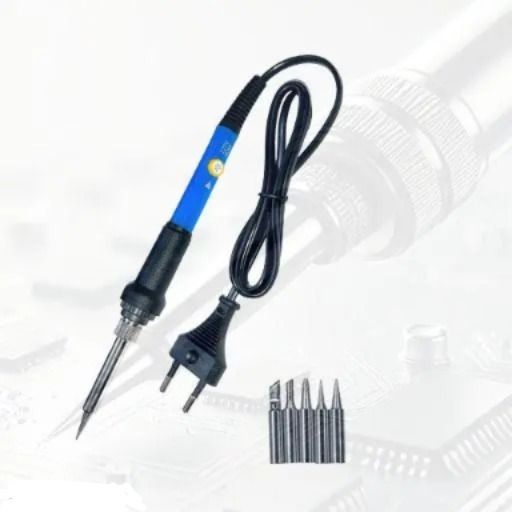 Soldering Iron Kit with 5 Bits for Electronics Repair & DIY Projects 0 W Temperature Controlled-image-34
