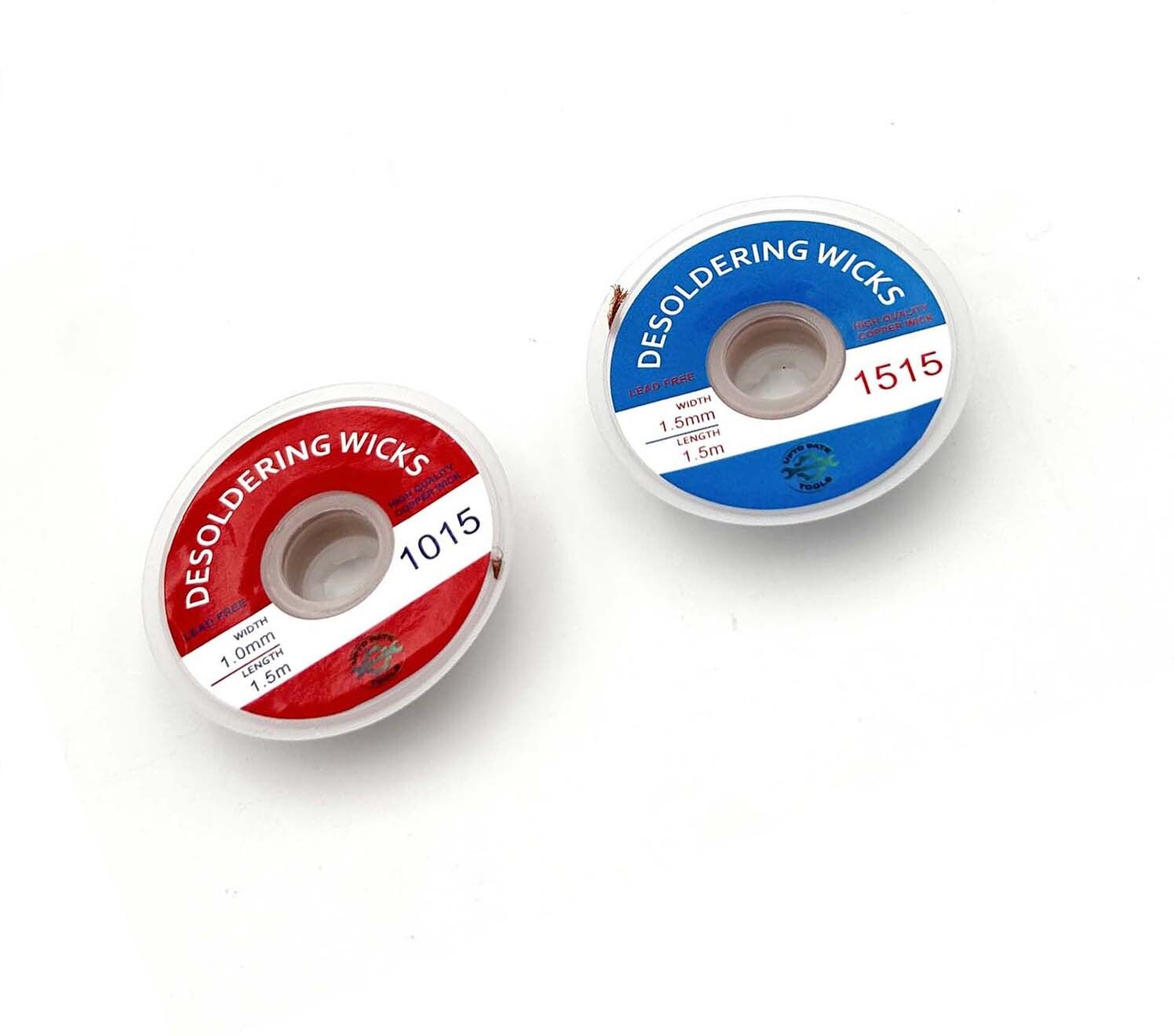 uptodateprouducts 2PCS Solder Wick Braid Desoldering (2.0mm Wide 1.5Meter And 2.5mm-1.5Meter) 0 W Temperature Controlled-picture-4