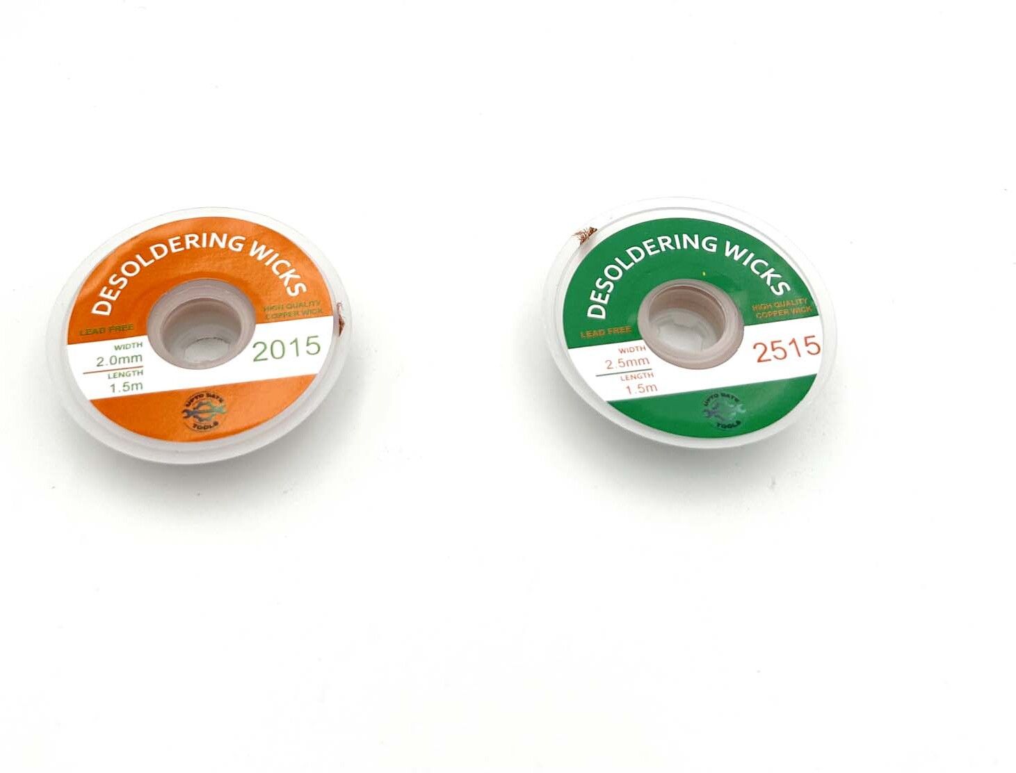 uptodateprouducts 2PCS Solder Wick Braid Desoldering (2.0mm Wide 1.5Meter And 2.5mm-1.5Meter) 0 W Simple-picture-9