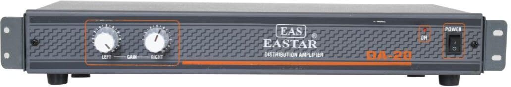 DA 20 Sound Distributor Amplifier Professional DJ Disco Audio Splitter Stereo Powered Sound Mixer-image-3