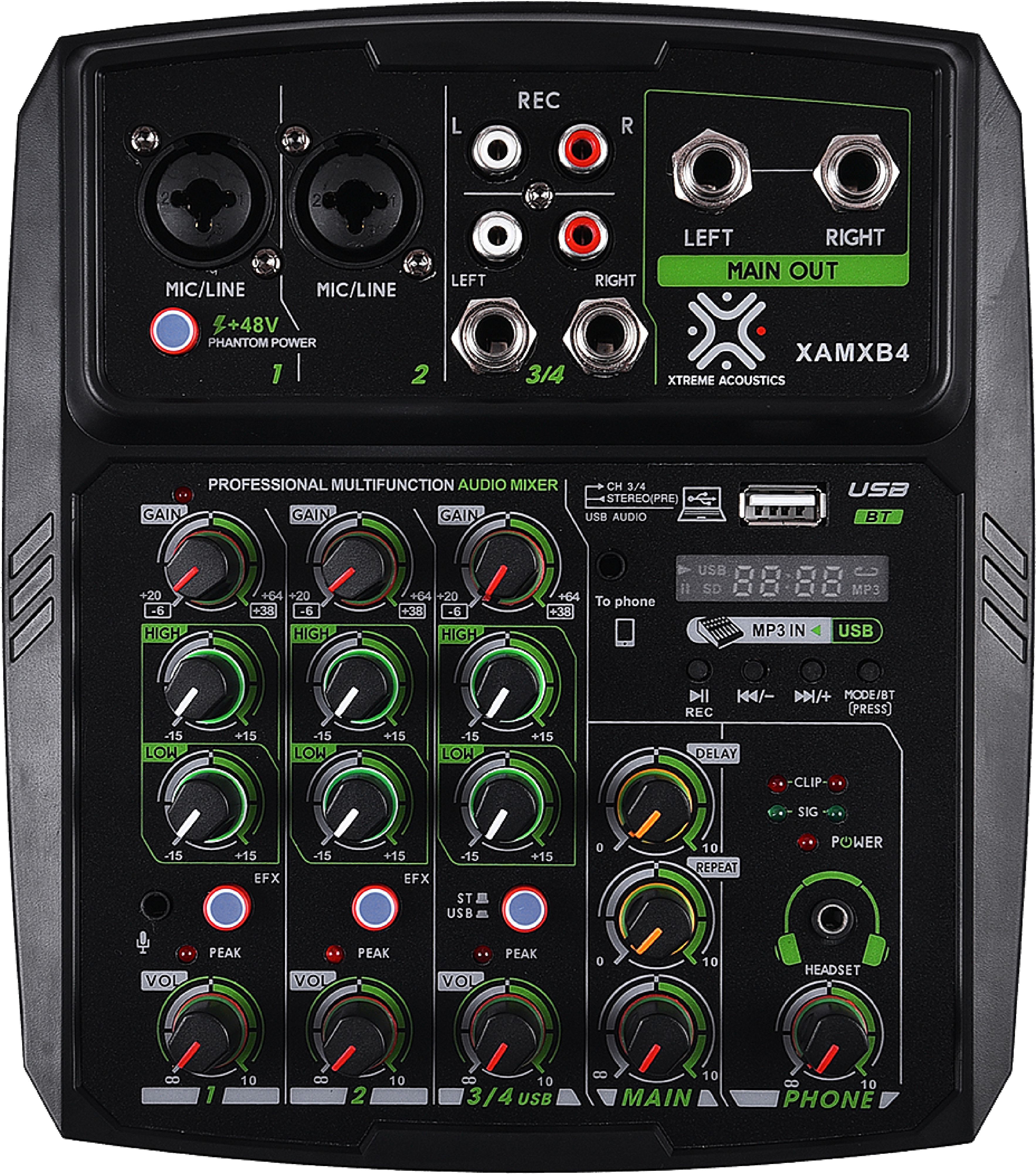 XAMXB4 Analog Sound Mixer