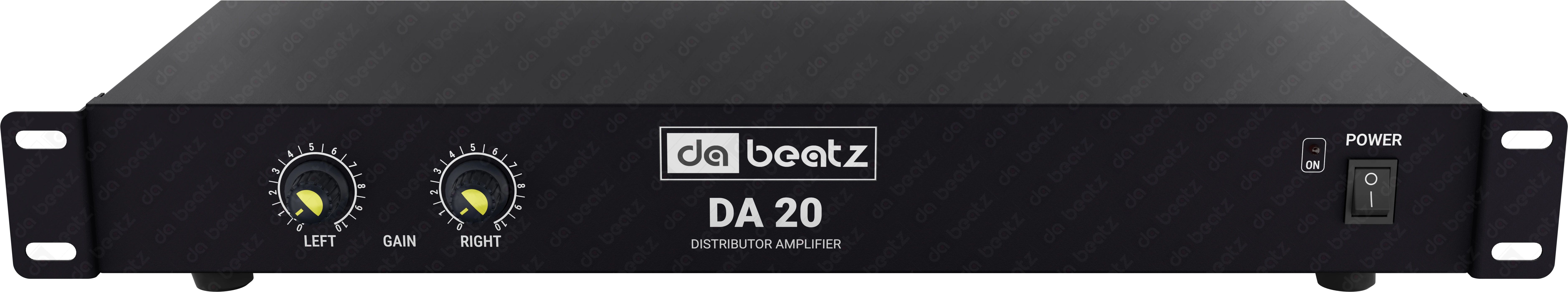 da.beatz. DA 20 Distributor Amplifier for Party, DJ Disco, and Other Ocassions, DJ Mixer Analog Sound Mixer-picture-16