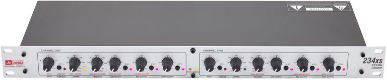 234XS Multi Effect Processor Crossover, Stereo Crossover 2-3 Way / Mono 4 Way Analog Sound Mixer