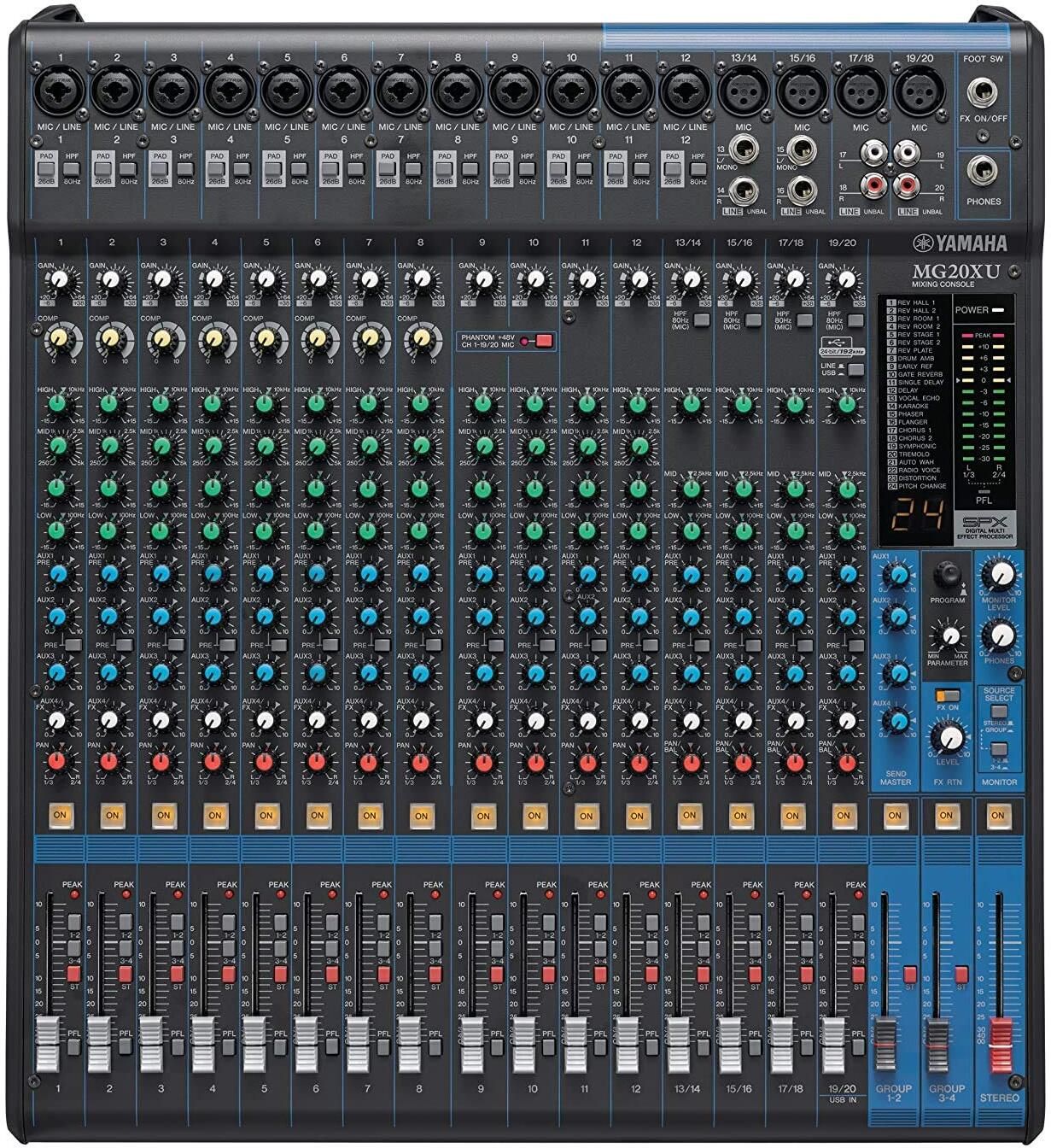 yamaha MG20XU Analog Mixer with built-in digital effects and USB Analog Sound Mixer-picture-21
