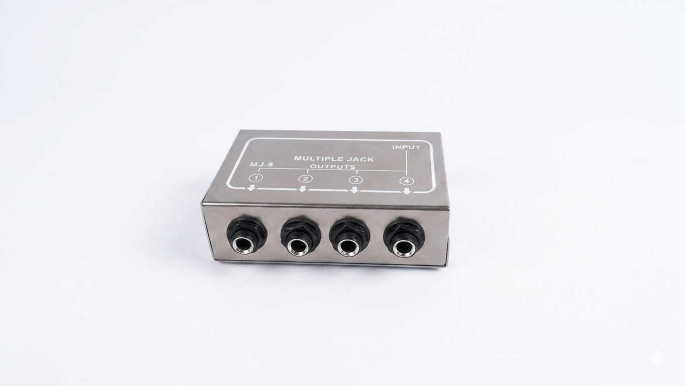 dj soft.beat J-5 multiple Jack 1 to 4 Channel Splitter mono Passive Instrument In/Out Digital Sound Mixer-picture-27