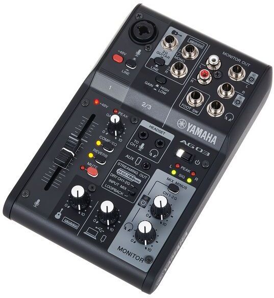 AG03 MK2 Black Analog Sound Mixer-image-30