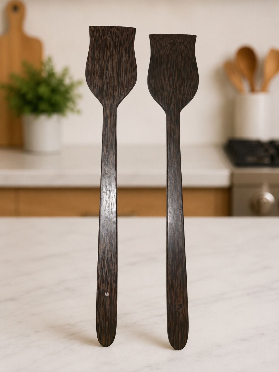 beb Wooden Spatula | Eco-Friendly Coconut Wood Non-Stick Spatula-picture-23