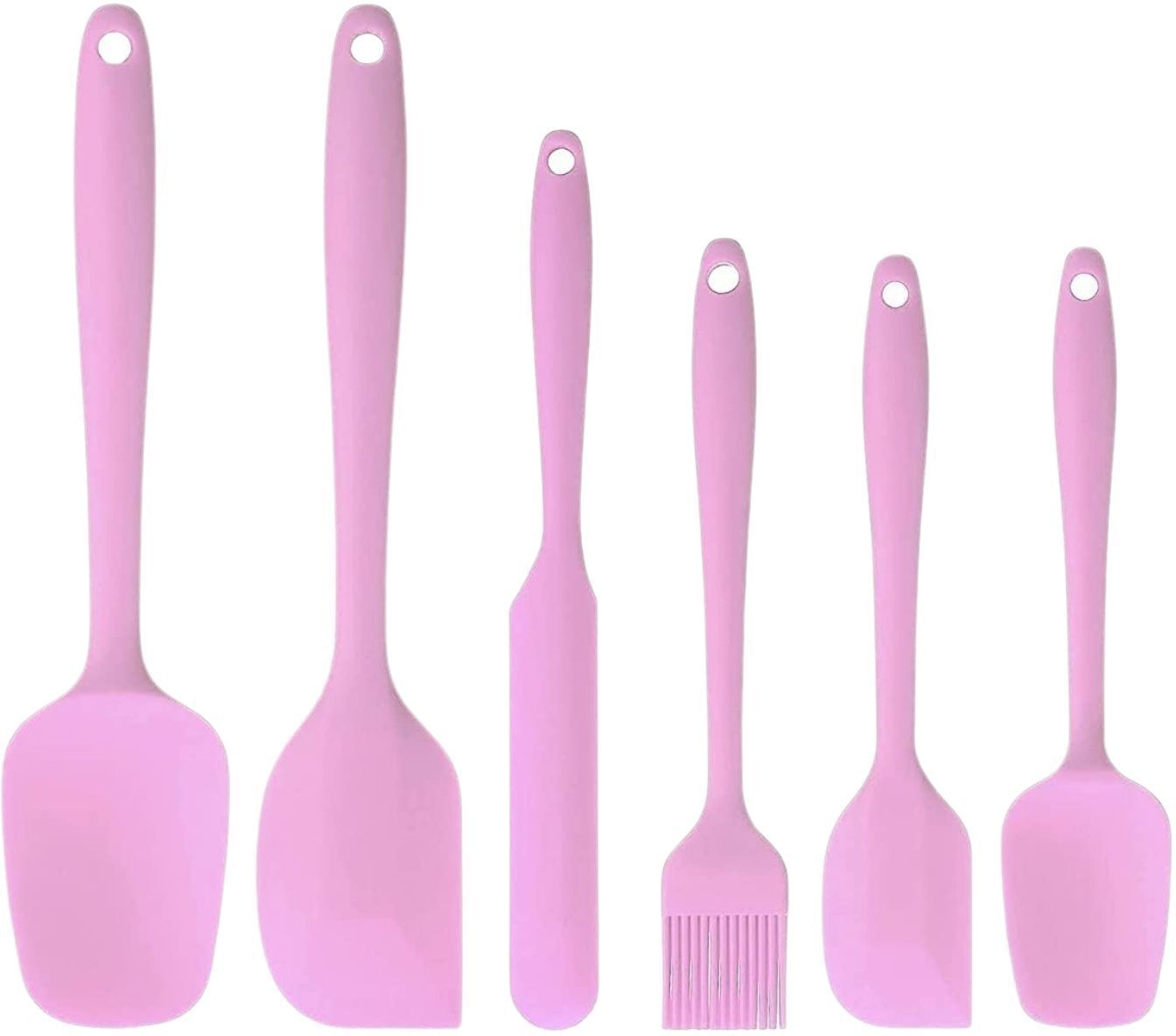Kitchen Spatulas for Baking, Cooking and Mixing, BPA-Free, Dishwasher Safe Kitchen Tool Set-image-17