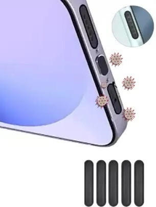 BSVR Speaker Anti-Dust Protector Sticker Short 5 & long 5 Pec) All Smartphones 38 Speaker Mod image 1