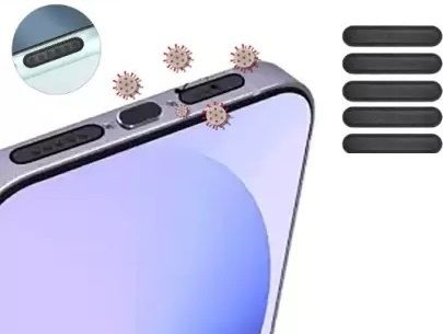 BSVR Speaker Anti-Dust Protector Sticker Short 5 & long 5 Pec) All Smartphones 306 Digital Visual Interface Black Anti-dust Plug-image-49