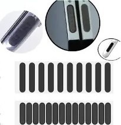 NKPR Speaker Anti-Dust Protector Sticker Short 5 & long 5 Pec) All Smartphones_106 Digital Visual Interface Black Anti-dust Plug