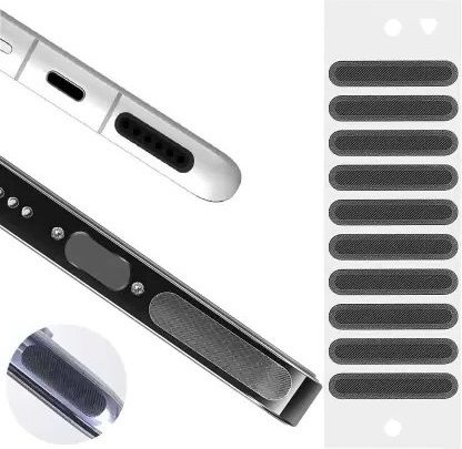 BSVR Speaker Anti-Dust Protector Sticker Short 5 & long 5 Pec) All Smartphones 306 Digital Visual Interface Black Anti-dust Plug-picture-36
