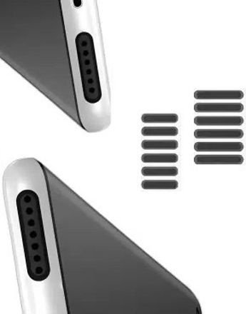 BSVR Speaker Anti-Dust Protector Sticker Short 5 & long 5 Pec) All Smartphones 48 Speaker Mod-image-6