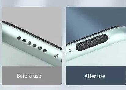 NKKL Speaker Anti-Dust Protector Sticker Short 5 & long 5 Pec) All Smartphones 283 Digital Visual Interface Black Anti-dust Plug-picture-27