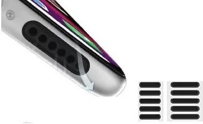 BSVR Speaker Anti-Dust Protector Sticker Short 5 & long 5 Pec) All Smartphones 50 Speaker Mod-picture-40