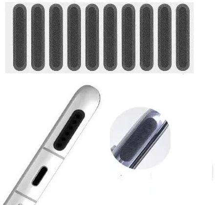 bsvr speaker anti-dust protector sticker short 5 & long 5 pec) all smartphones 306 digital visual interface black anti-dust plug