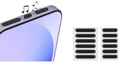 NKL Speaker Anti-Dust Protector Sticker Short 5 & long 5 Pec) All Smartphones 53 Speaker Mod-image-43