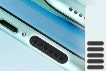 NKKL Speaker Anti-Dust Protector Sticker Short 5 & long 5 Pec) All Smartphones 296 Digital Visual Interface Black Anti-dust Plug-image-3