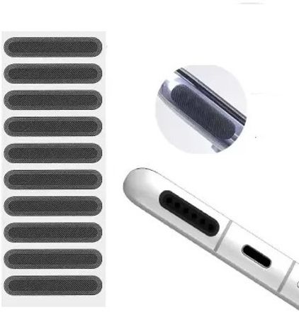 NKKL Speaker Anti-Dust Protector Sticker Short 5 & long 5 Pec) All Smartphones 395 Digital Visual Interface Black Anti-dust Plug-picture-32
