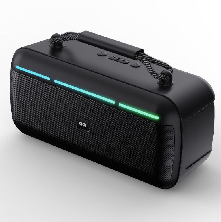 GOBOULT Bassbox Q20 with 20W Bass Boosted, 8Hrs Battery, RGB LEDs, Portable Design, 5.3v 20 W Bluetooth Speaker-image-22