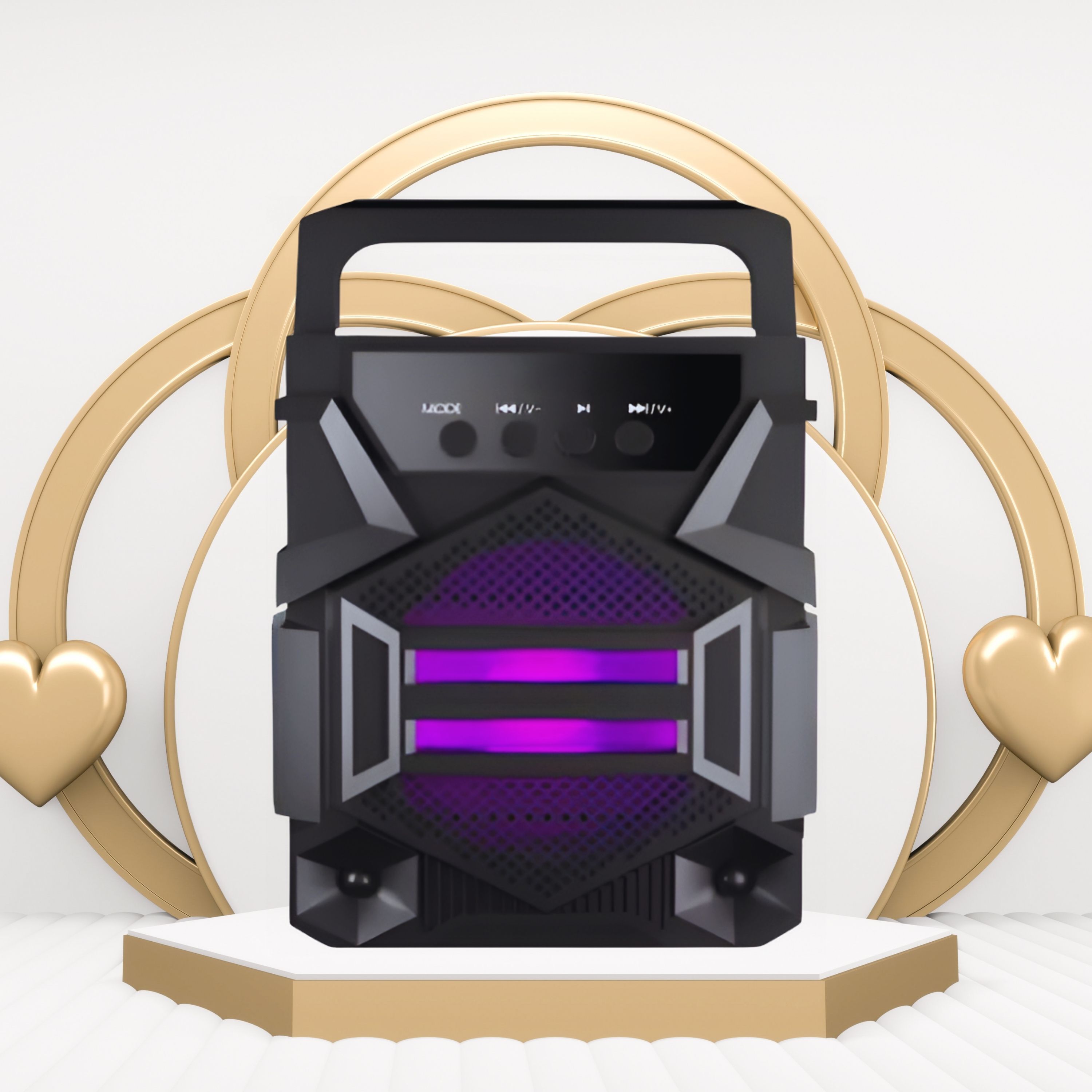 Clairbell Bluetooth Party Speakers Support FM/ Aux /USB/TF Card With High Bass Z15 5 W Bluetooth Gaming Speaker-image-16