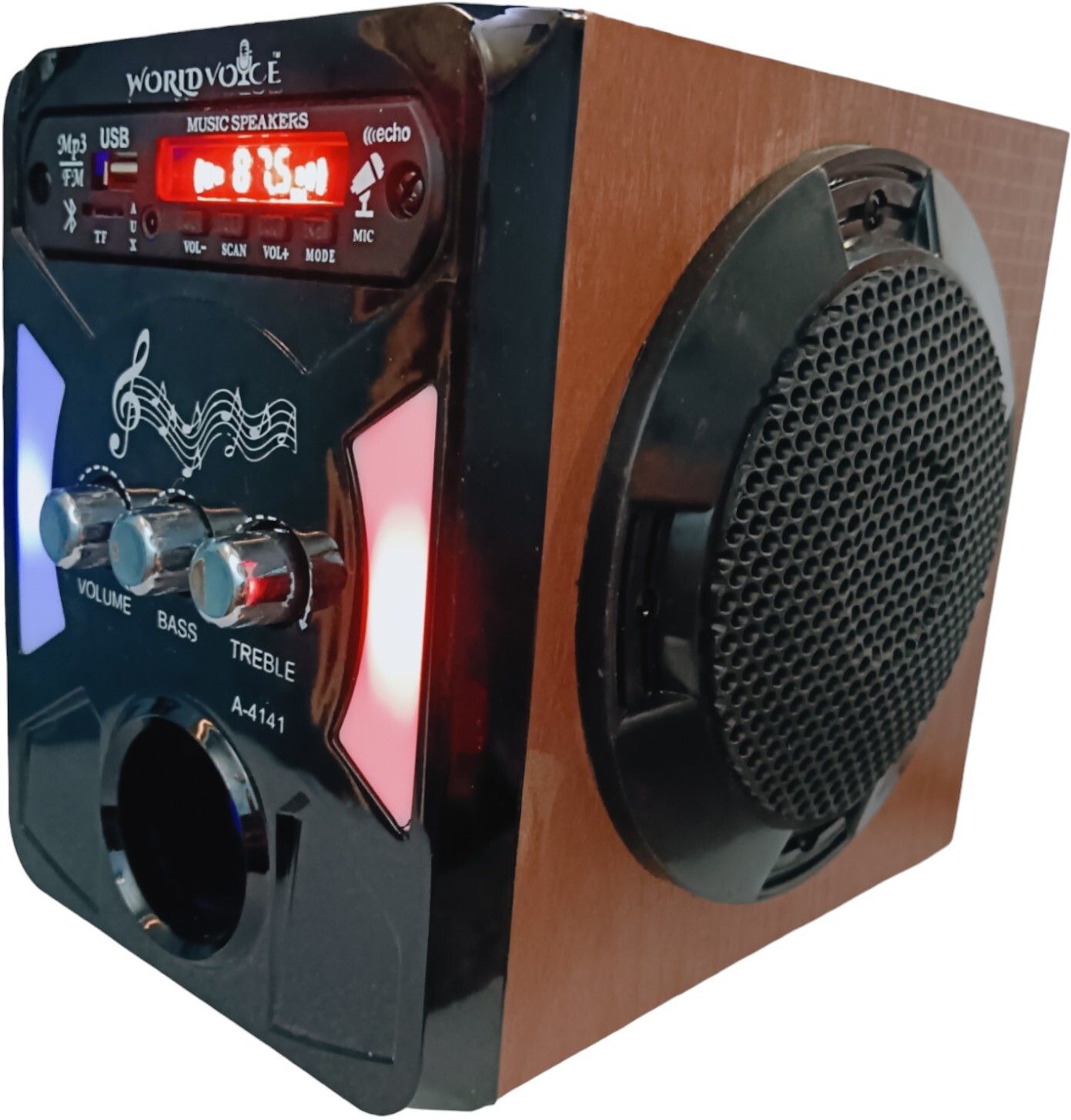 world voice Prime Series WV-4141BLK BT HI-FI MINI Home Theater with Woofer/ECHO MIC SYSTEM 60 W Bluetooth Home Audio Speaker-image-1