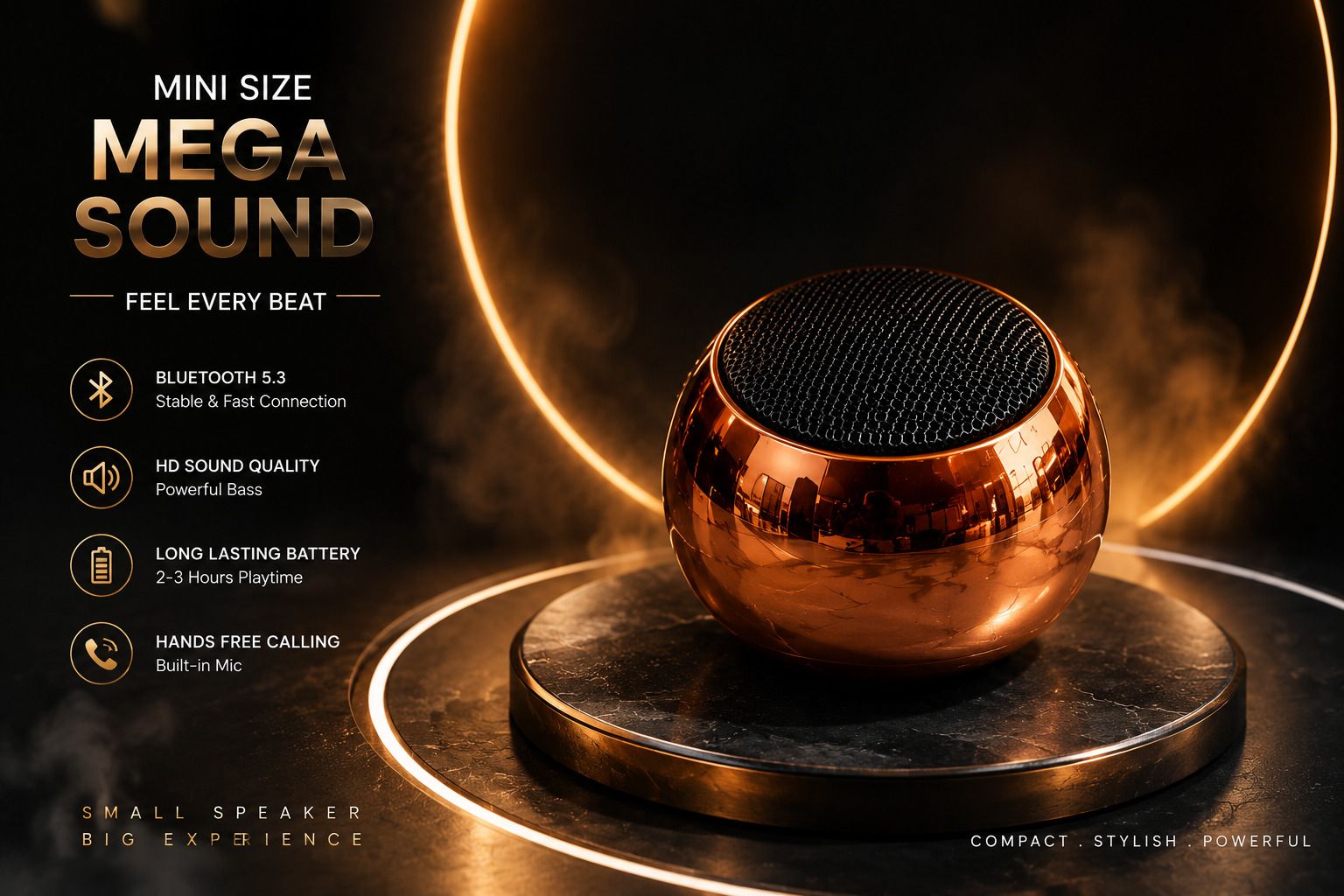 Poonamkohli 01-MINI 3 W Bluetooth Home Audio Speaker-image-3