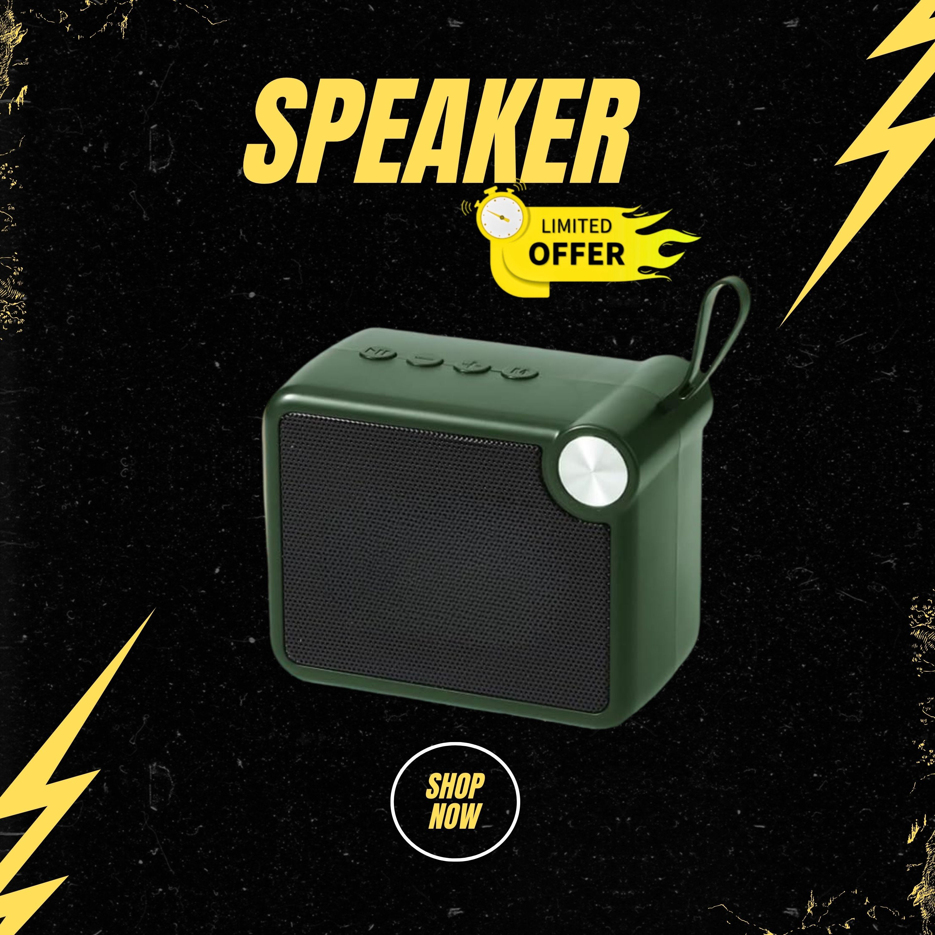 GUGGU DJ BOX Portable Thunder Sound, 1200mAh Battery 5 W Bluetooth SpeakerFBB300 5 W Bluetooth Home Audio Speaker image 1
