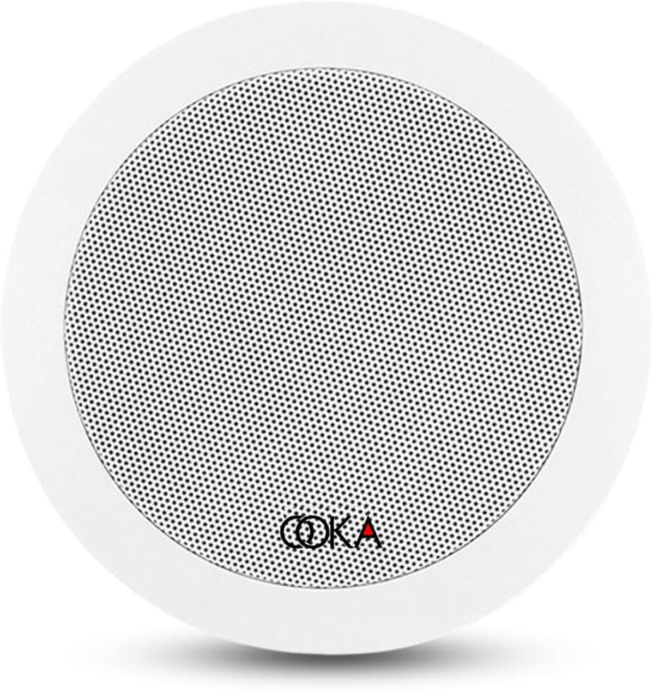 OOKA AUDiO CS630T In-Ceiling Speaker, 6" Full Range 30W RMS 100V, 40W Max Power, HIPS Body 30 W Home Audio Speaker image 1
