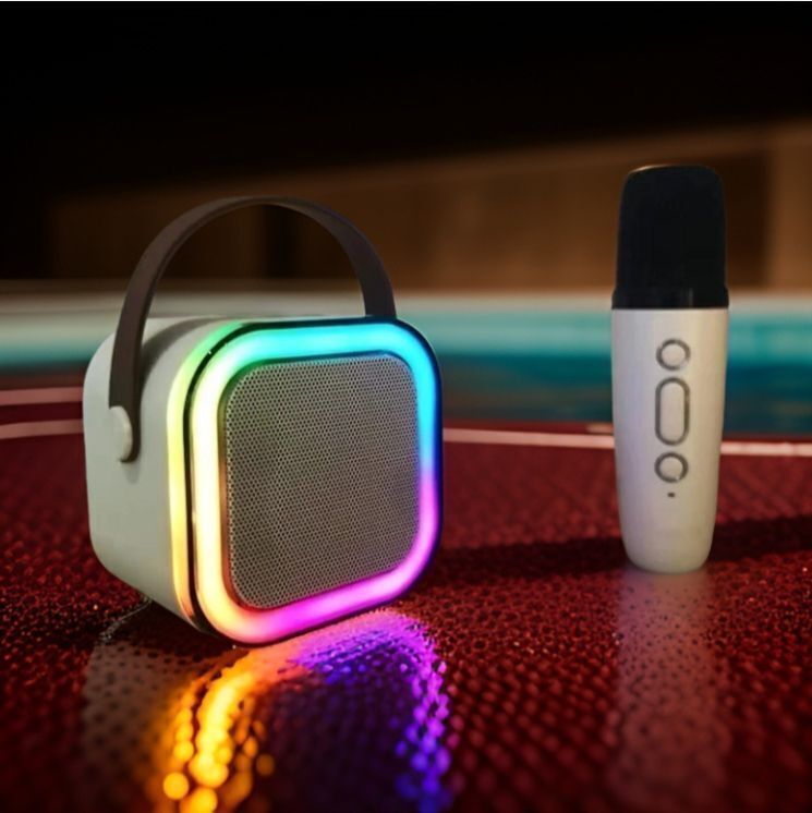 Smarty G2_k12 Wireless Karaoke Mic Speaker: K12 with RGB, 5W Bluetooth 10 W Bluetooth Party Speaker-image-22
