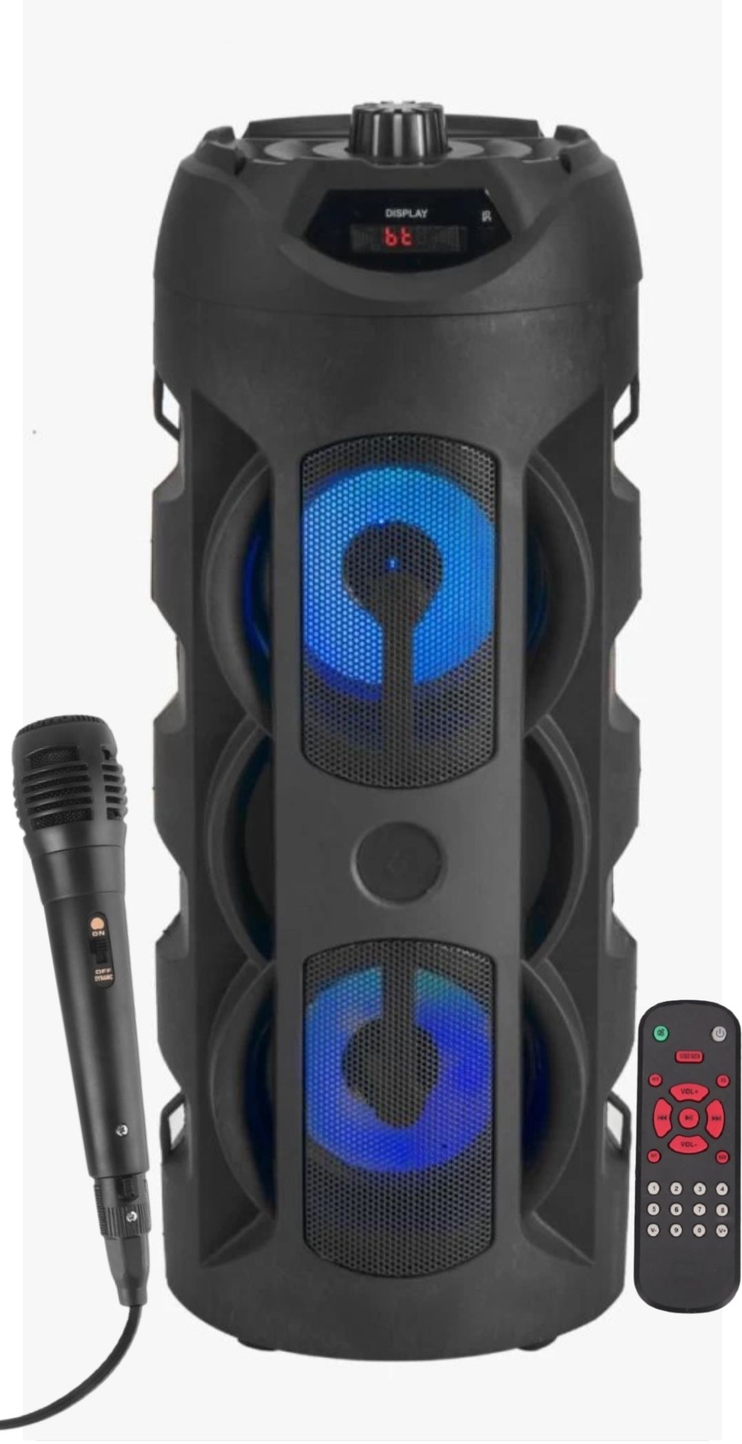 ME&U partyBox pro with karaoke mic fm usb aux 40 W Bluetooth Tower Speaker