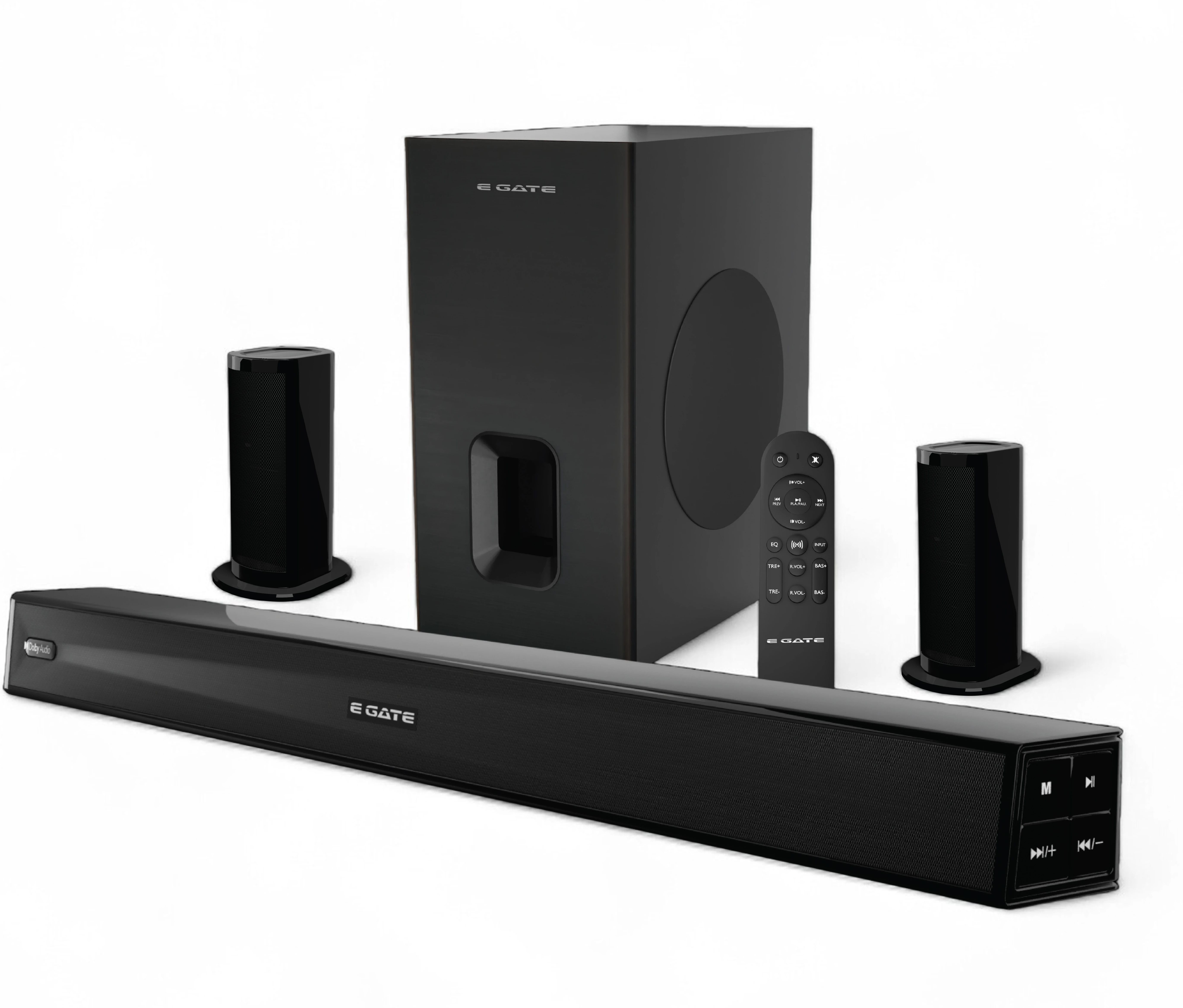 Egate Phantom 630DW | Dolby Surround Soundbar + Wireless Woofer | 5 Drive Setup 540 W Bluetooth Soundbar-image-43